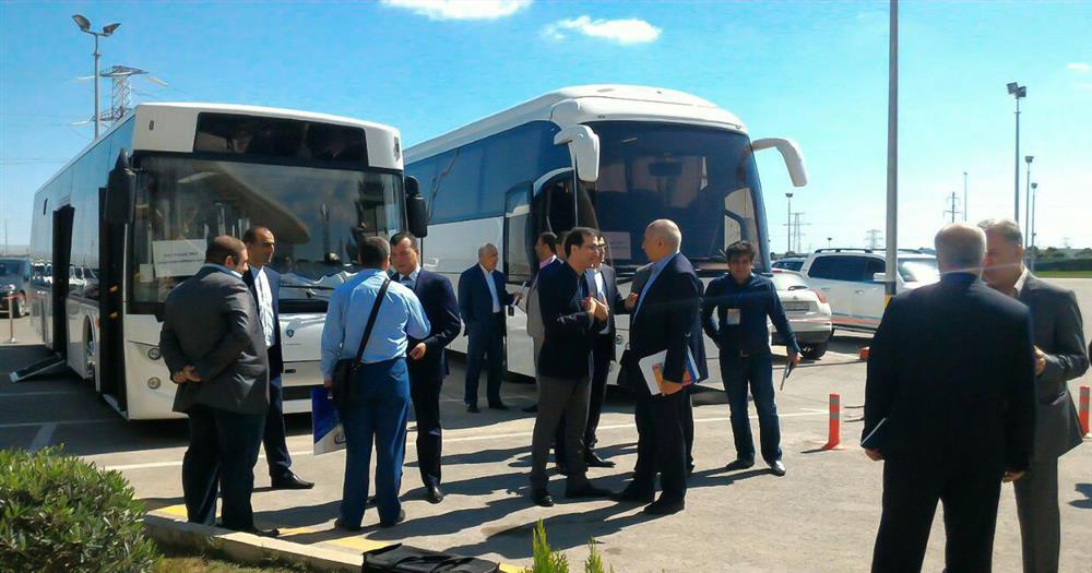 راه اندازی خط تولید اتوبوس های عقاب افشان در آذربایجان