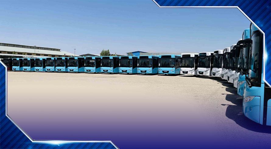 تحویل 20 دستگاه اتوبوس های شهری پارسین به شهرداری تهران