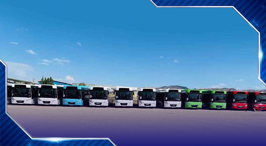تحویل اتوبوس های شهری پارسین به شهرداری تهران